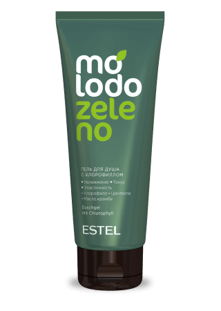 Гель для душа
с хлорофиллом
ESTEL Molodo Zeleno

200мл
Арт. MZ/G200