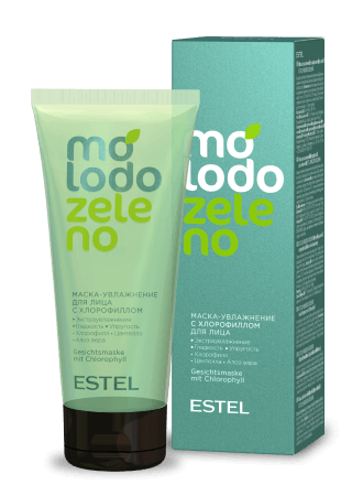 Маска-увлажнение
с хлорофиллом для лица
ESTEL Molodo Zeleno

100мл
Арт. MZ/M100